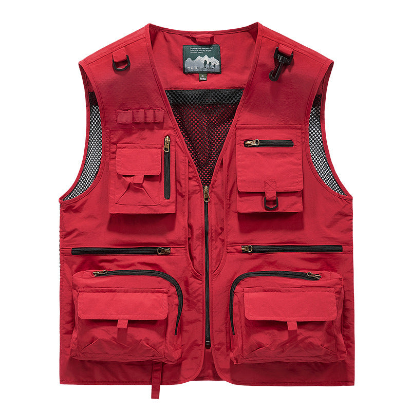 Herren Multifunktionale Outdoor-Weste Nord Taschen 1788278655