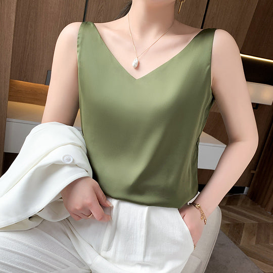 Seiden Damen Tanktop