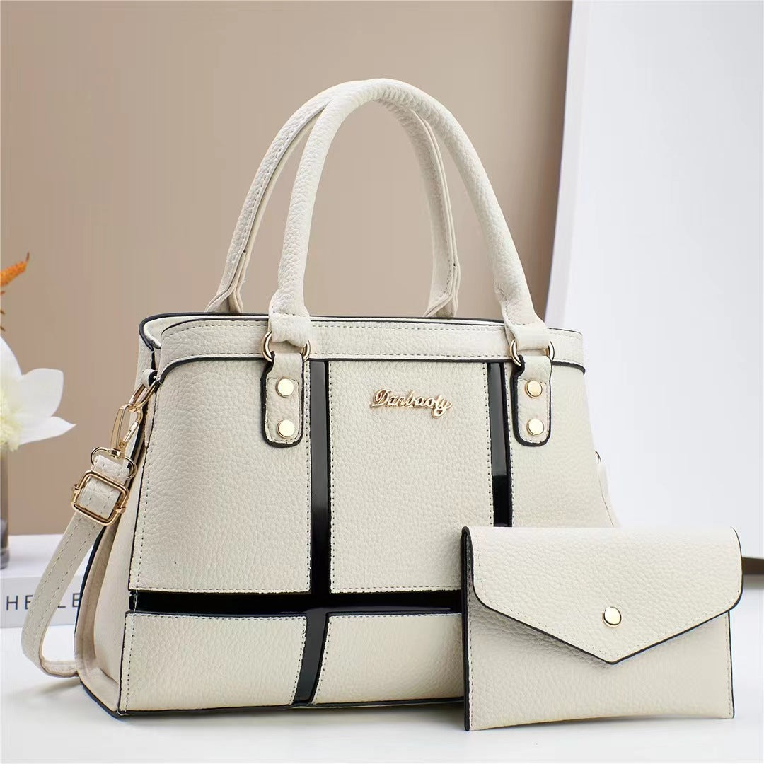 Damen praktische Handtasche mit abnehmbarer Clutch Nord Taschen