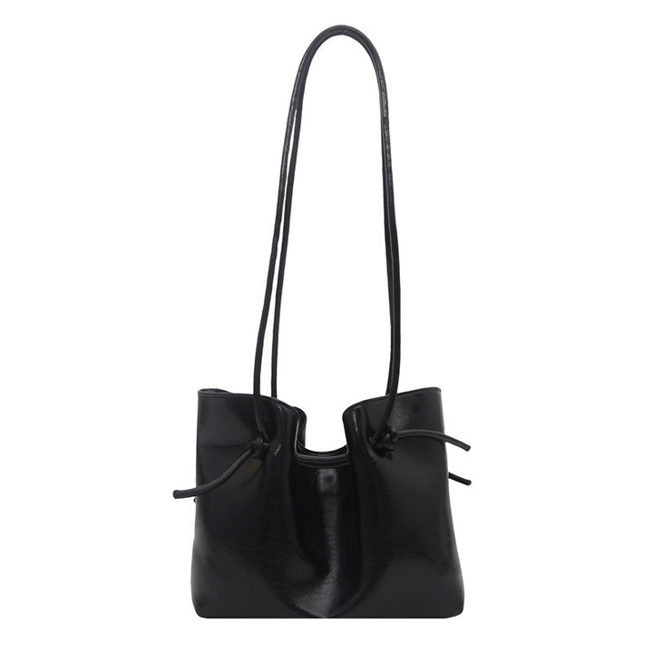 Damen elegante Umhängetasche mit Kordelzug Nord Taschen