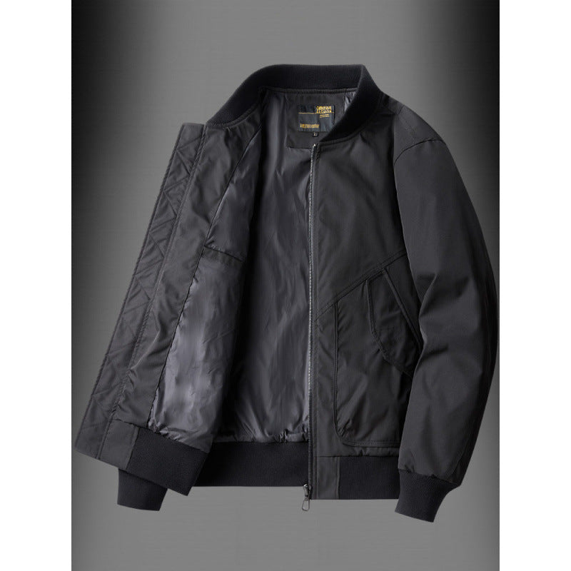 Herren Classic Bomberjacke im Utility-Look mit gesteppter Thermofütterung und Schrägeingrifftaschen Nord Taschen