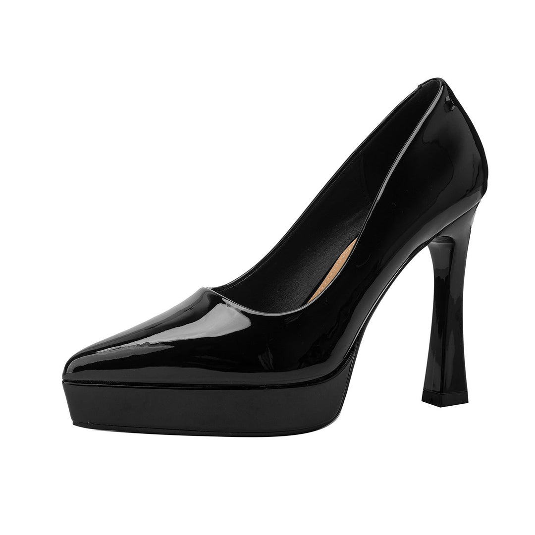Damen Glamouröse High Heels mit Plateau und spitz zulaufendem Design