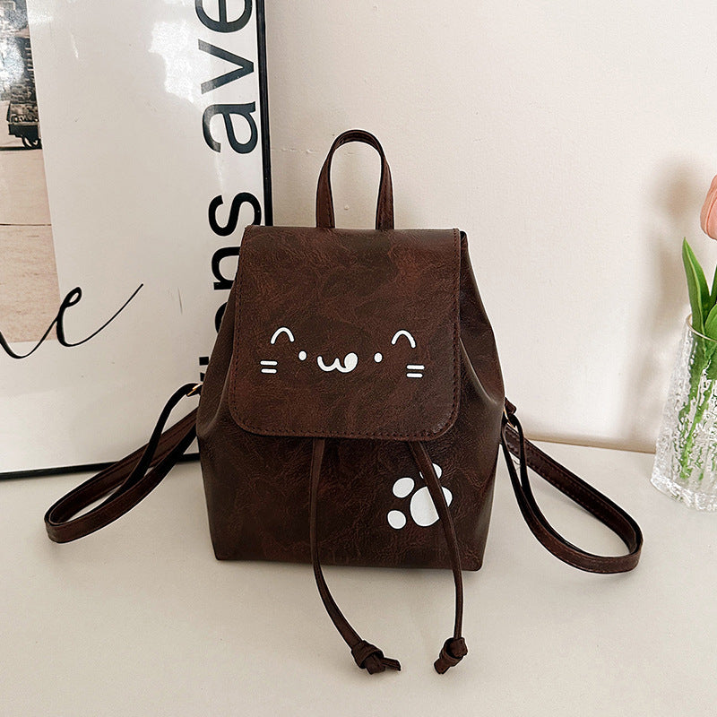Damen süße Rucksacktasche mit Katzenmotiv Nord Taschen