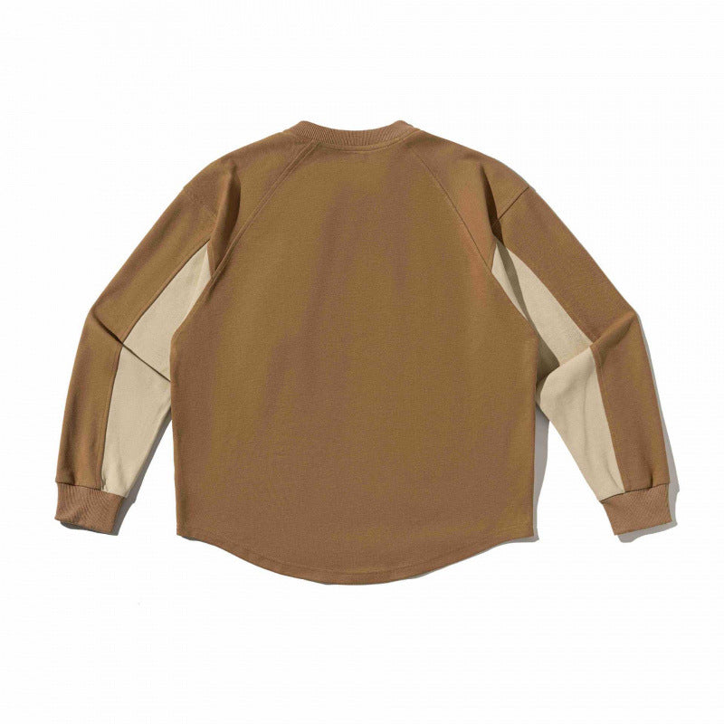 Unisex Oversize-Sweatshirt mit Raglanärmeln, zweifarbigen Einsätzen und Utility-Brusttasche Nord Taschen