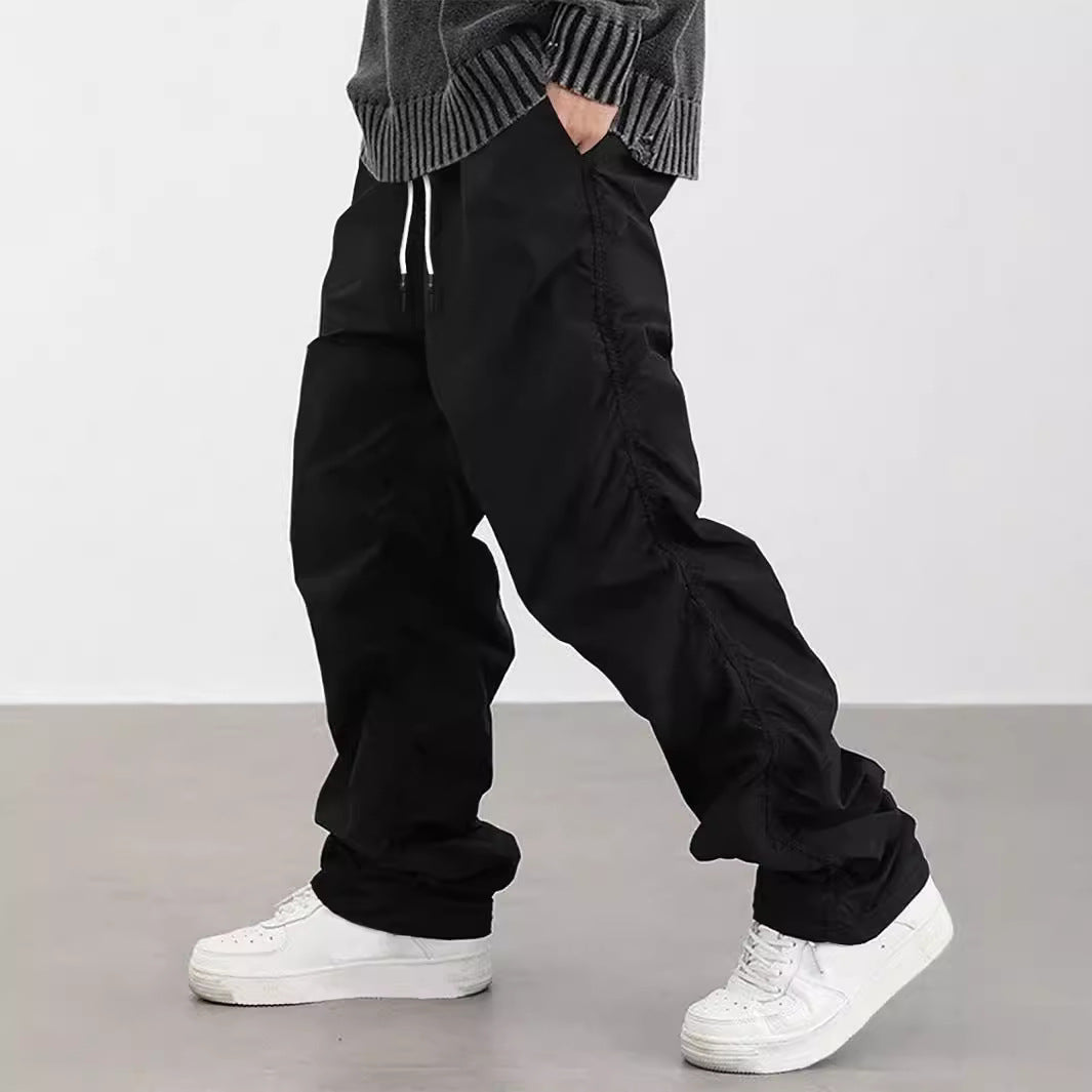 Herren lässige Cargo-Hose mit elastischem Bund und praktischen Taschen