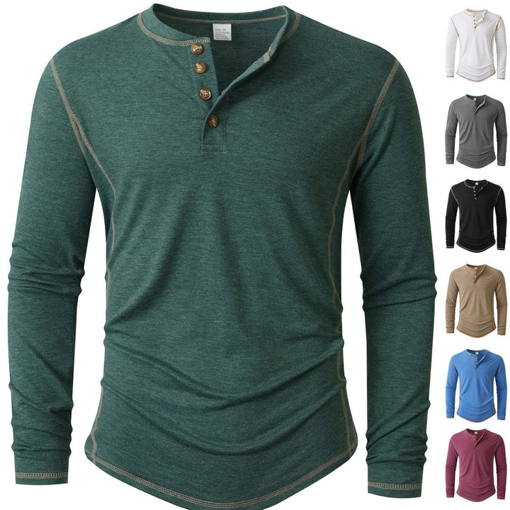 Herren Langarmshirt Nord Taschen