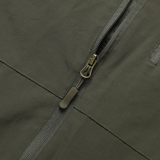Herren Ultraleichte Allwetter-Outdoorjacke mit Kapuze atmungsaktivem Meshfutter und Reißverschlusstaschen Nord Taschen