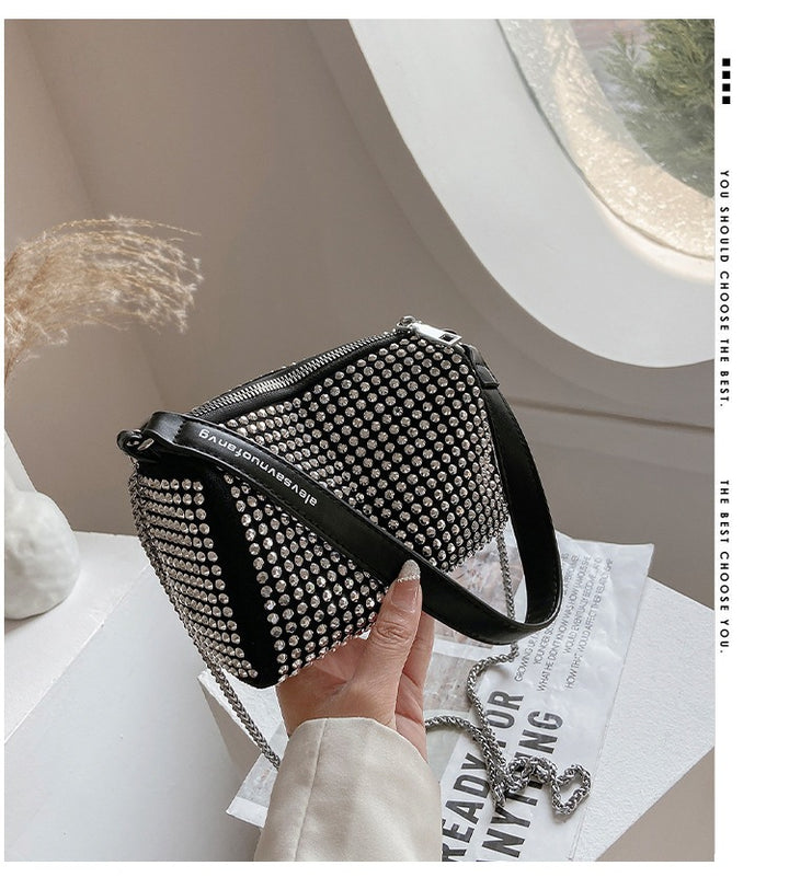 Damen Glitzernde Clutch mit ergonomischem Design Nord Taschen