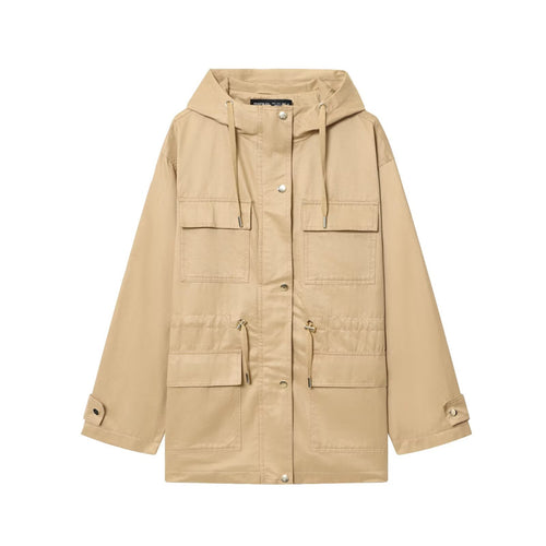Damen Parka im Utility‑Stil mit Kapuze und Mehrfach‑Taschen Nord Taschen