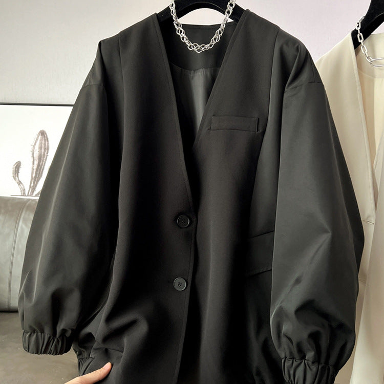 Damen Stylischer Oversized-Blazer Nord Taschen