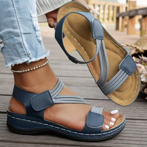 Damen Komfortable Sandalen mit verstellbaren Riemen und anatomischer Fußbettung Nord Taschen