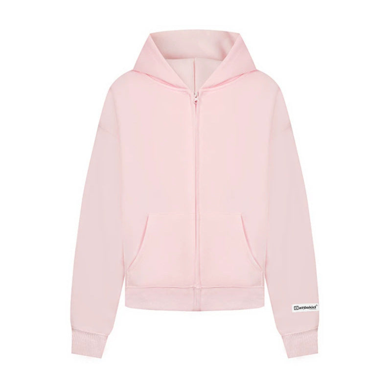 Damen Kapuzen‑Sweatjacke mit durchgehendem Reißverschluss, Kängurutasche und relaxed Fit Nord Taschen