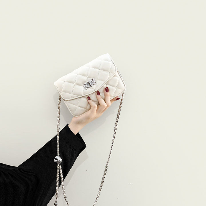 Damen Clutch-Tasche mit elegante Steppung und funkelndem Verschluss Nord Taschen