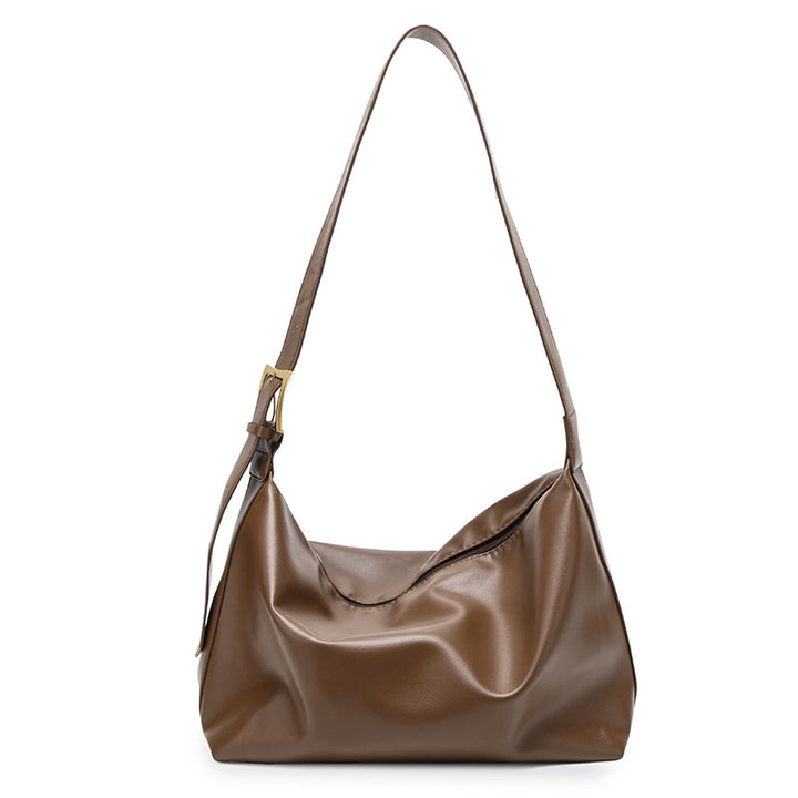 Damen Hobo-Tasche im eleganten Design mit weichem Kunstleder und praktischem Reißverschluss Nord Taschen