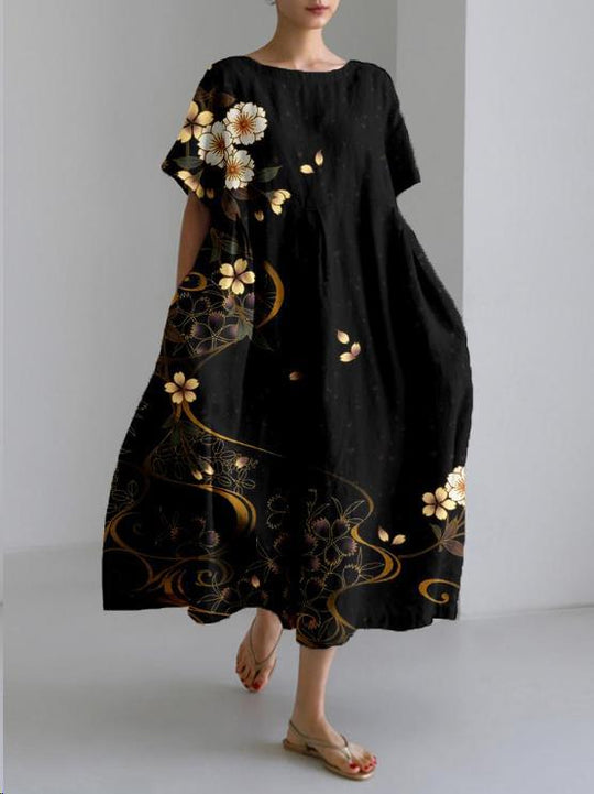 Buntes Blumenkleid