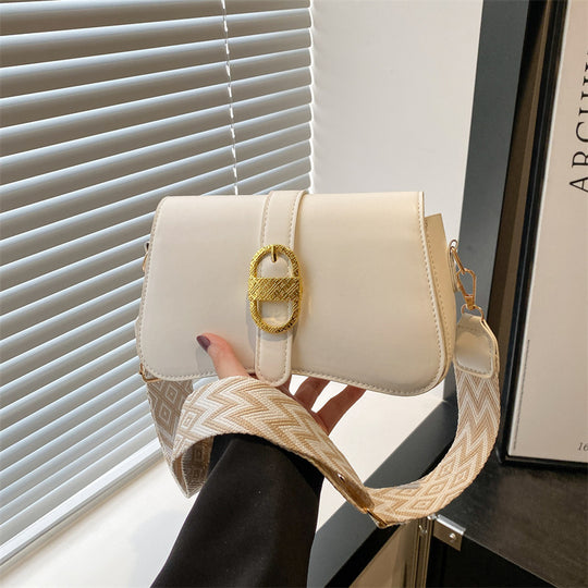 Damen Umhängetasche aus strukturiertem Kunstleder mit elegantem Verschluss Nord Taschen