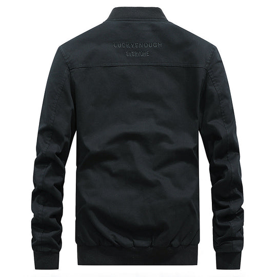 Herren Utility-Fieldjacke mit Stehkragen, D-Ring-Details und Reißverschlusstaschen Nord Taschen