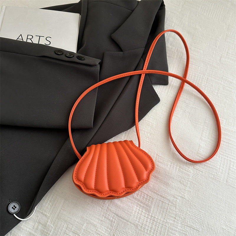 Damen modische Clutch-Tasche im Muschel-Design Nord Taschen