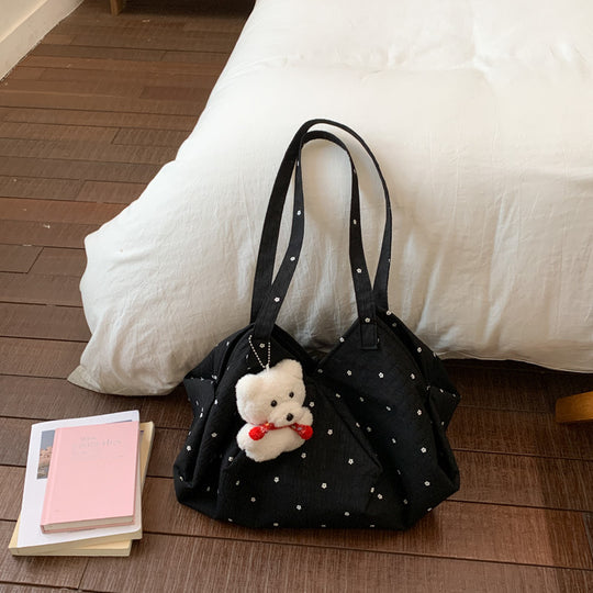 Damen Tragetasche mit einzigartigem Design und niedlichen Anhänger Nord Taschen