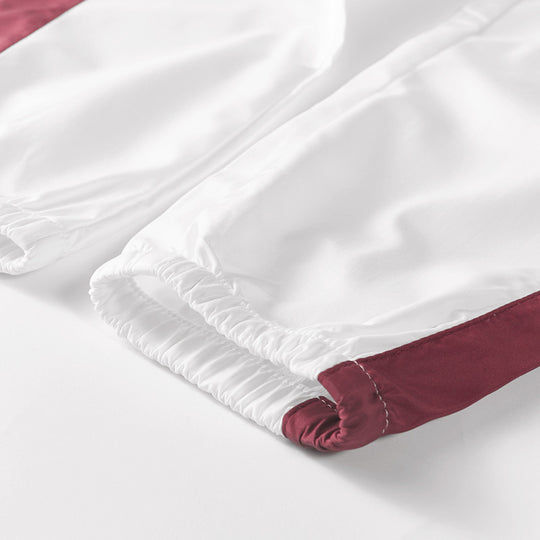 Herren Sportives Freizeit-Trainingsanzug-Set aus leichtem Windbreaker-Material mit Kontraststreifen und reflektierenden Einsätzen Nord Taschen