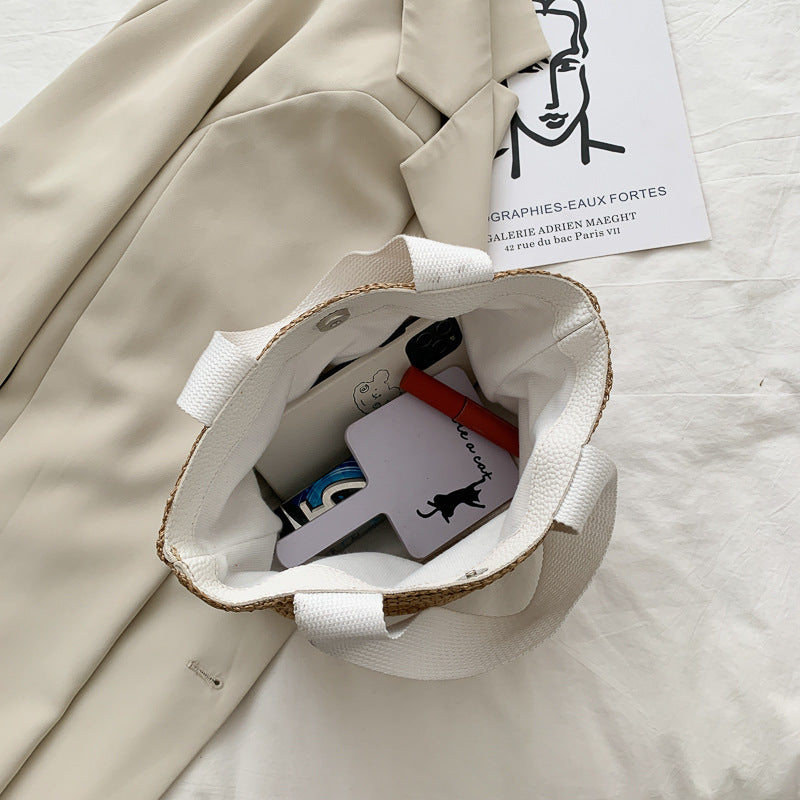 Damen Einkaufstasche mit stabilem Kordelzug und eleganten Tragegriffen Nord Taschen
