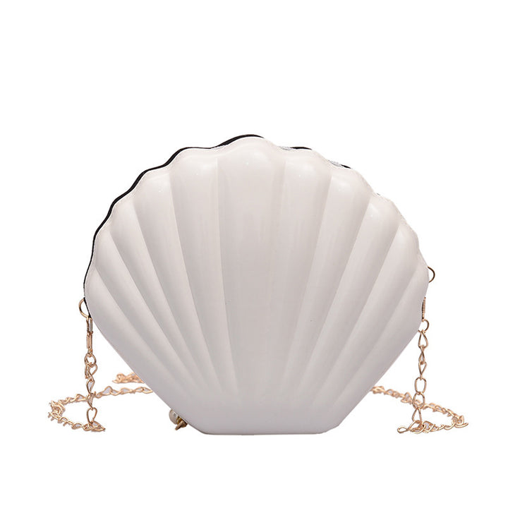 Damen elegante Clutch im Muschel-Design Nord Taschen