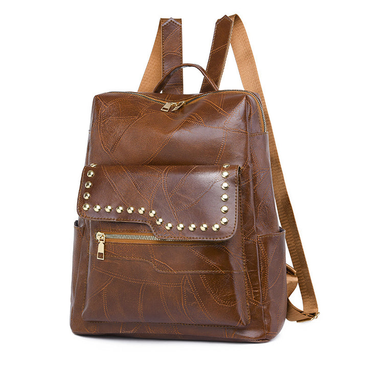 Damen eleganter Rucksack mit dekorativen Nieten Nord Taschen