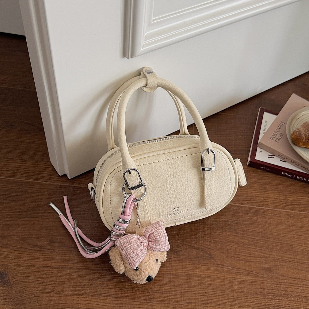 Damen Mini-Handtasche mit herausnehmbarem Teddy-Anhänger Nord Taschen