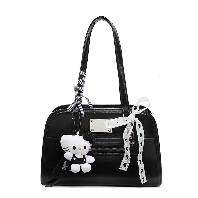 Damen modische Handtasche mit stilvollen Anhängern Nord Taschen
