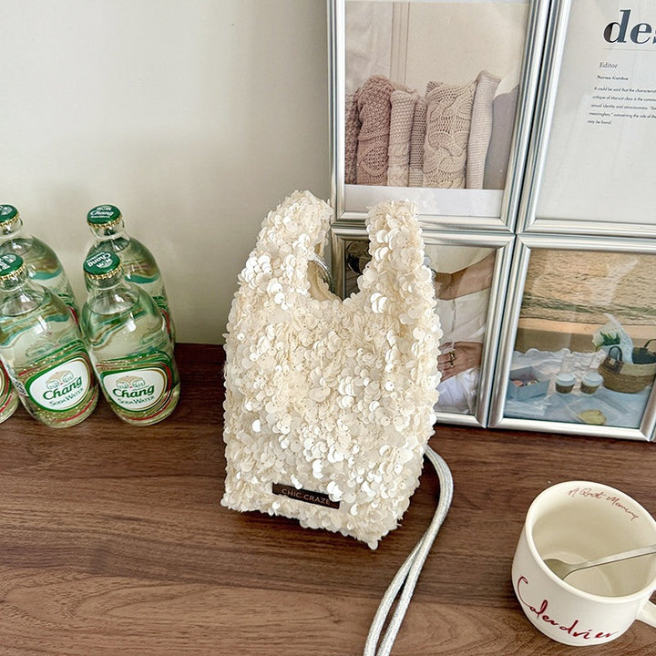Damen Glitzertasche mit funkelnden Pailletten Nord Taschen