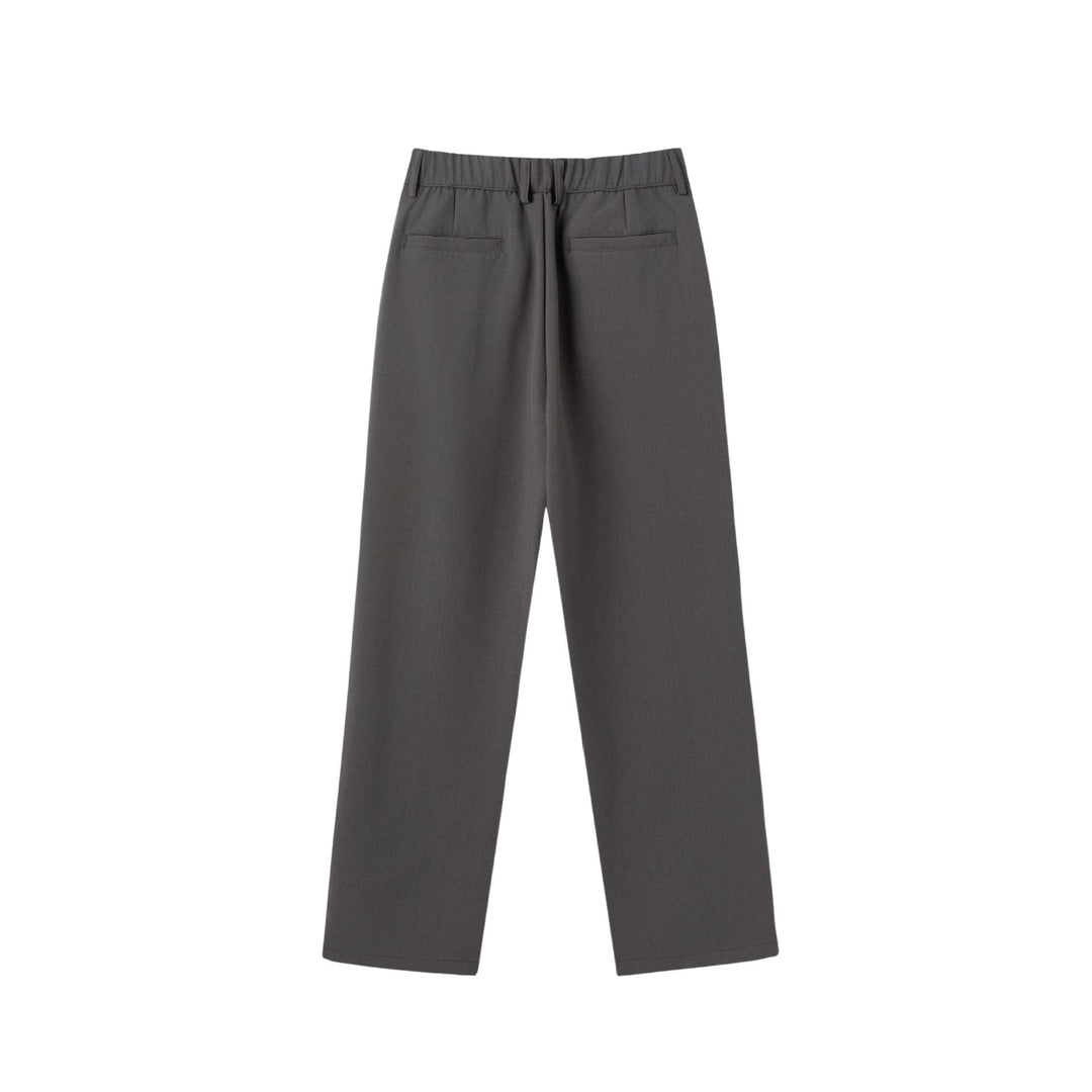 Damen Weite Bundfaltenhose mit hoher Taille und klassischem Bunddetail Nord Taschen