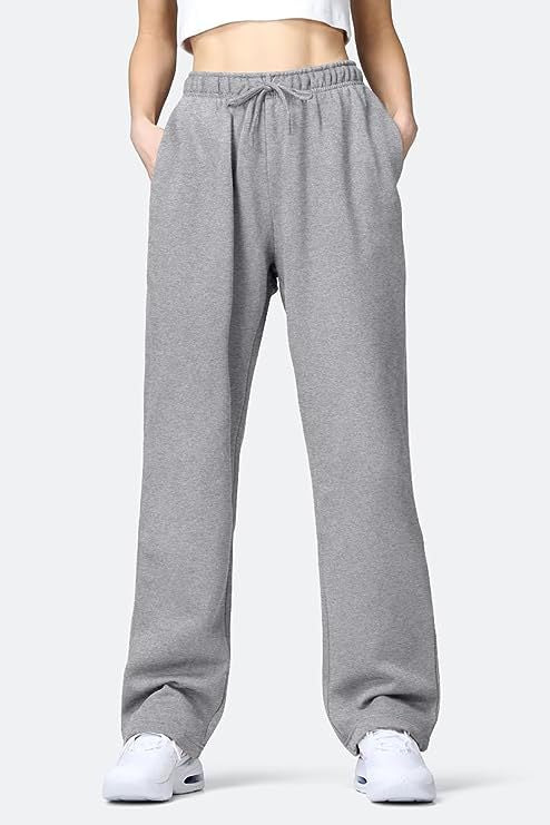 Damen bequeme Sporthose mit elastischem Bund und praktischen Taschen