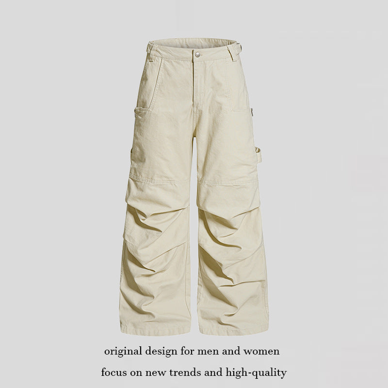 Damen Weite Cargo-Hose mit verstärkten Kniepartien und Multifunktions-Taschen Nord Taschen