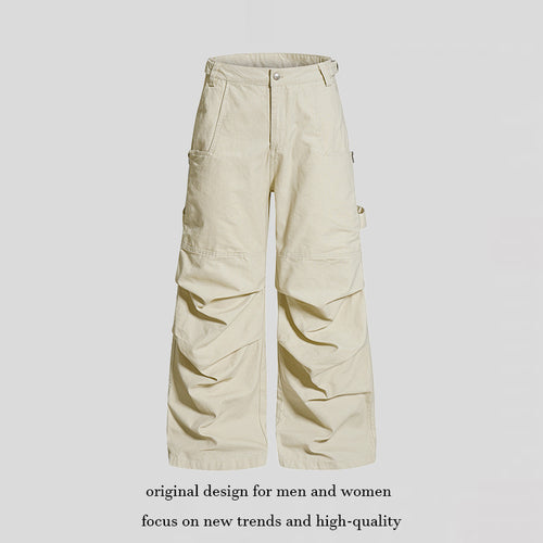 Damen Weite Cargo-Hose mit verstärkten Kniepartien und Multifunktions-Taschen Nord Taschen