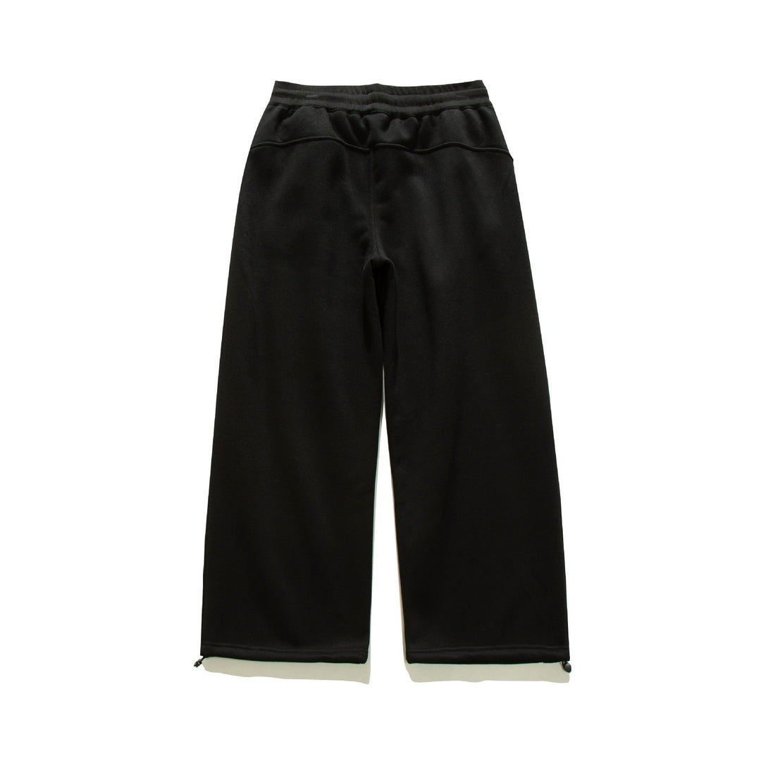 Damen Weite Sweat-Culotte mit Kordelzug, Ziernähten und verstellbarem Saum Nord Taschen