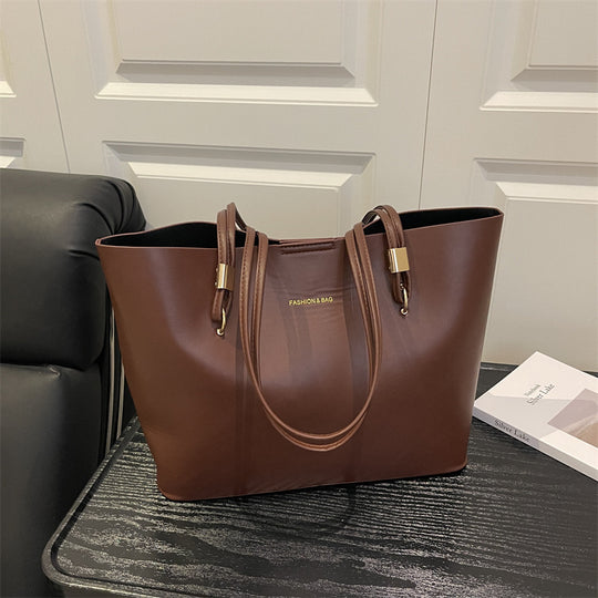 Damen elegante Shopper-Tasche mit goldenen Akzenten Nord Taschen