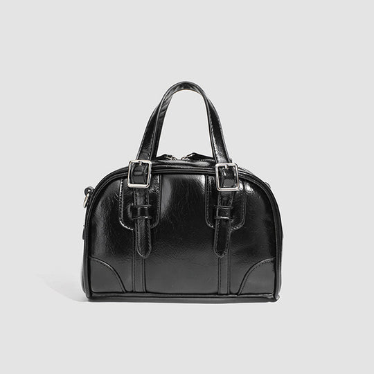 Damen elegante Handtasche mit strukturiertem Kunstleder und abnehmbaren Schulterriemen Nord Taschen