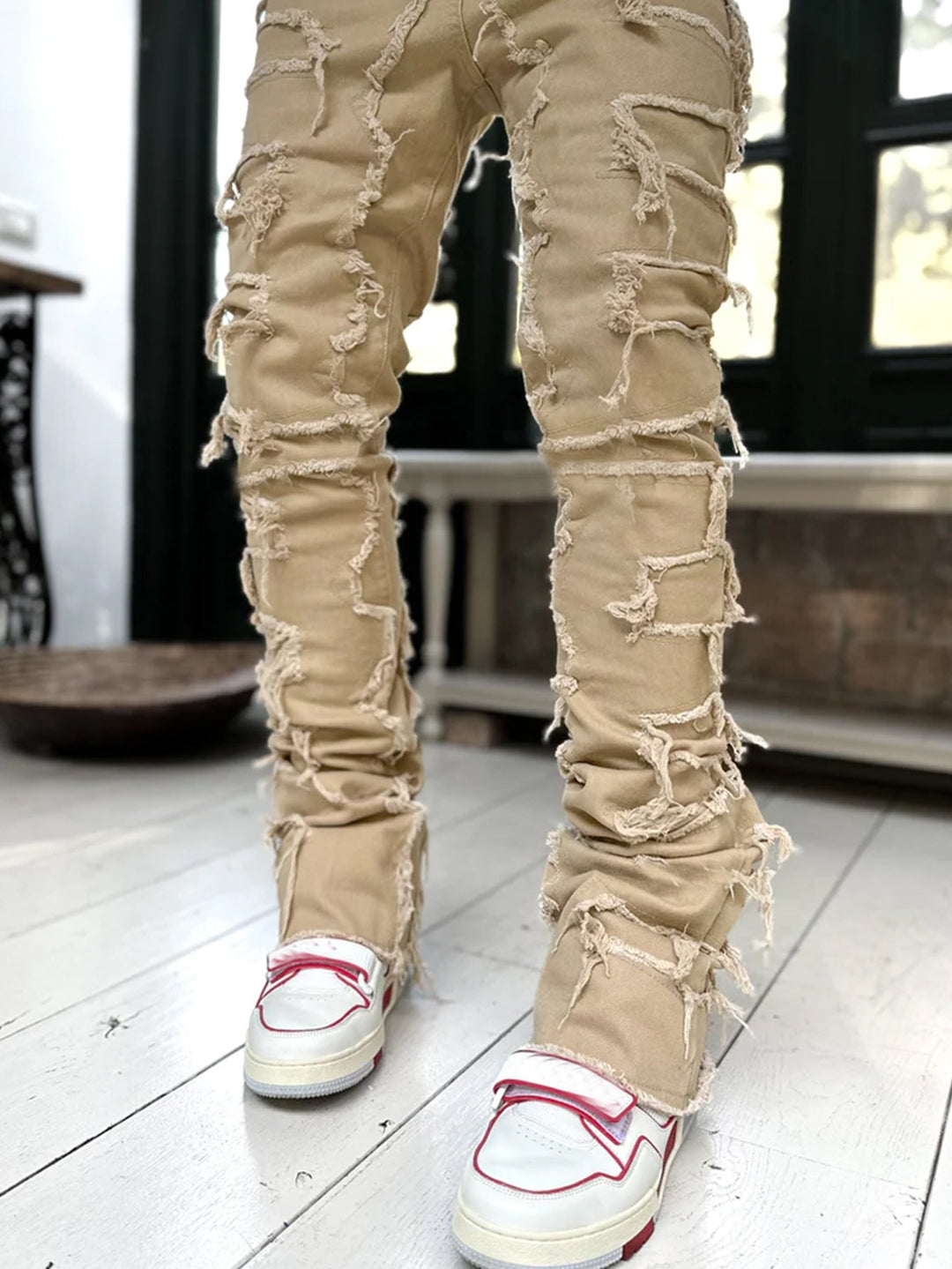 Herren lässige Ripped Jeans im modischen Schnitt