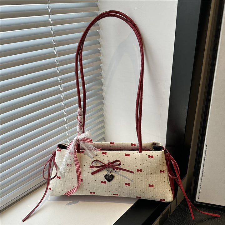 Damen Handtasche mit verspieltem Schleifendetail Nord Taschen