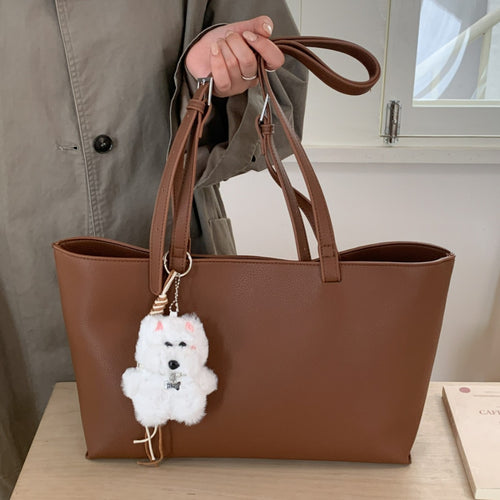 Damen geräumige Shopper Tasche aus hochwertigem Kunstleder Nord Taschen