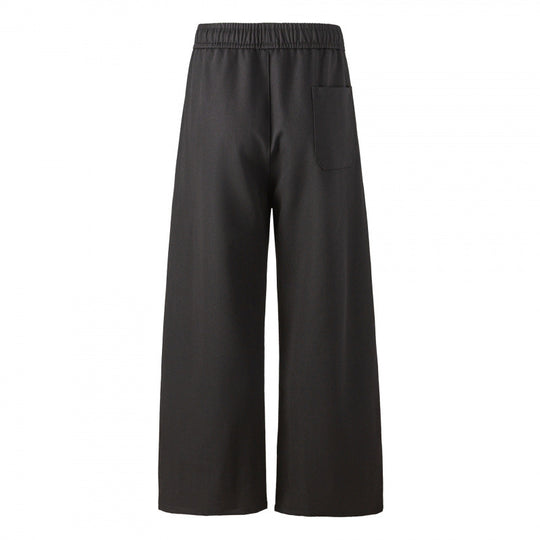 Damen Elegante Culotte-Hose mit weitem Bein, Bügelfalte und elastischem Komfortbund Nord Taschen