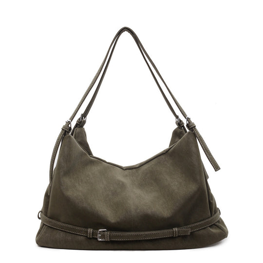 Damen Hobo-Tasche aus weichem Kunstleder mit verstellbarem Schulterriemen Nord Taschen