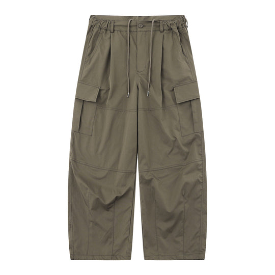 Herren Cargo-Caprihose mit elastischem Bund, Tunnelzug und Utility‑Taschen Nord Taschen
