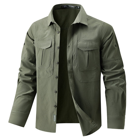 Herren Outdoor Freizeithemden Nord Taschen