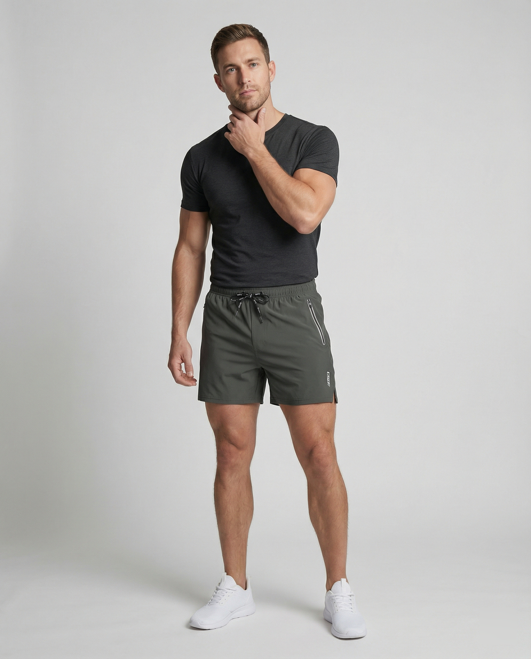 Herren Sportliche Multifunktions-Shorts mit schnell trocknender Technologie und praktischen Reißverschlusstaschen Nord Taschen