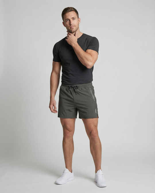 Herren Sportliche Multifunktions-Shorts mit schnell trocknender Technologie und praktischen Reißverschlusstaschen Nord Taschen
