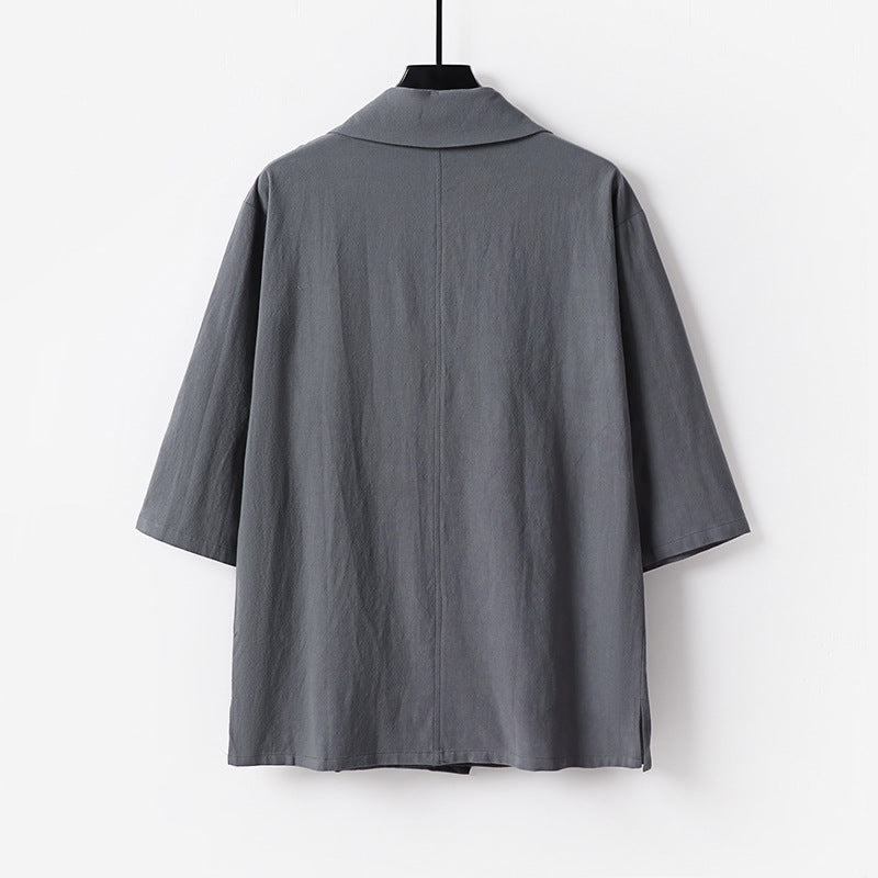 Damen Oversize Kimono-Blazer mit Schalkragen Nord Taschen