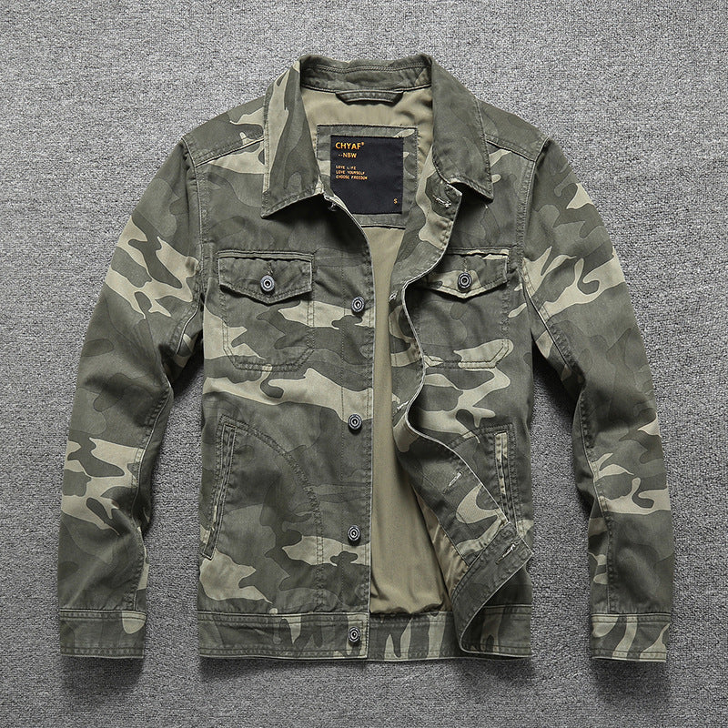 Herren Baumwoll-Twill Hemdjacke im Workwear‑Stil mit Brusttaschen Nord Taschen