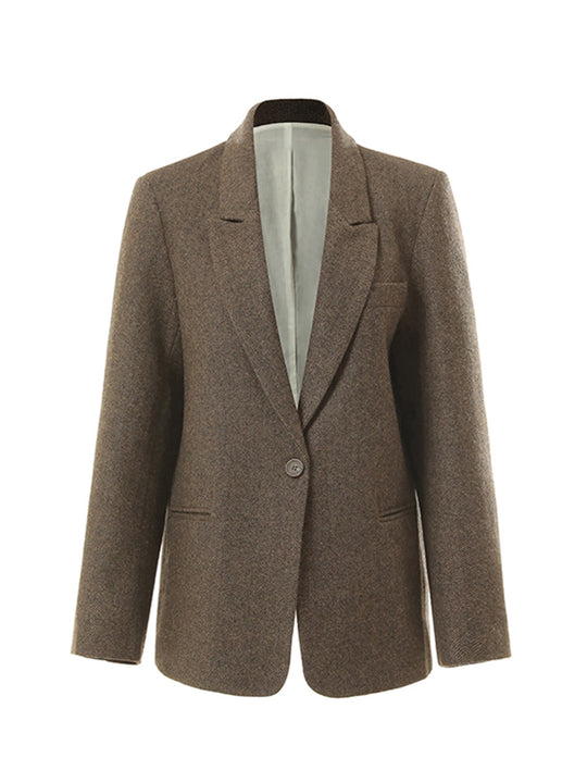 Damen Eleganter Wollblazer Nord Taschen