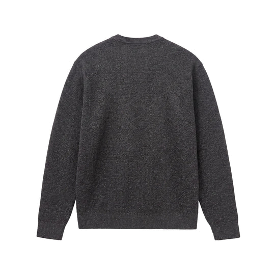 Herren Strukturierter Henley‑Strickpullover mit Dreifach‑Knopfleiste Nord Taschen